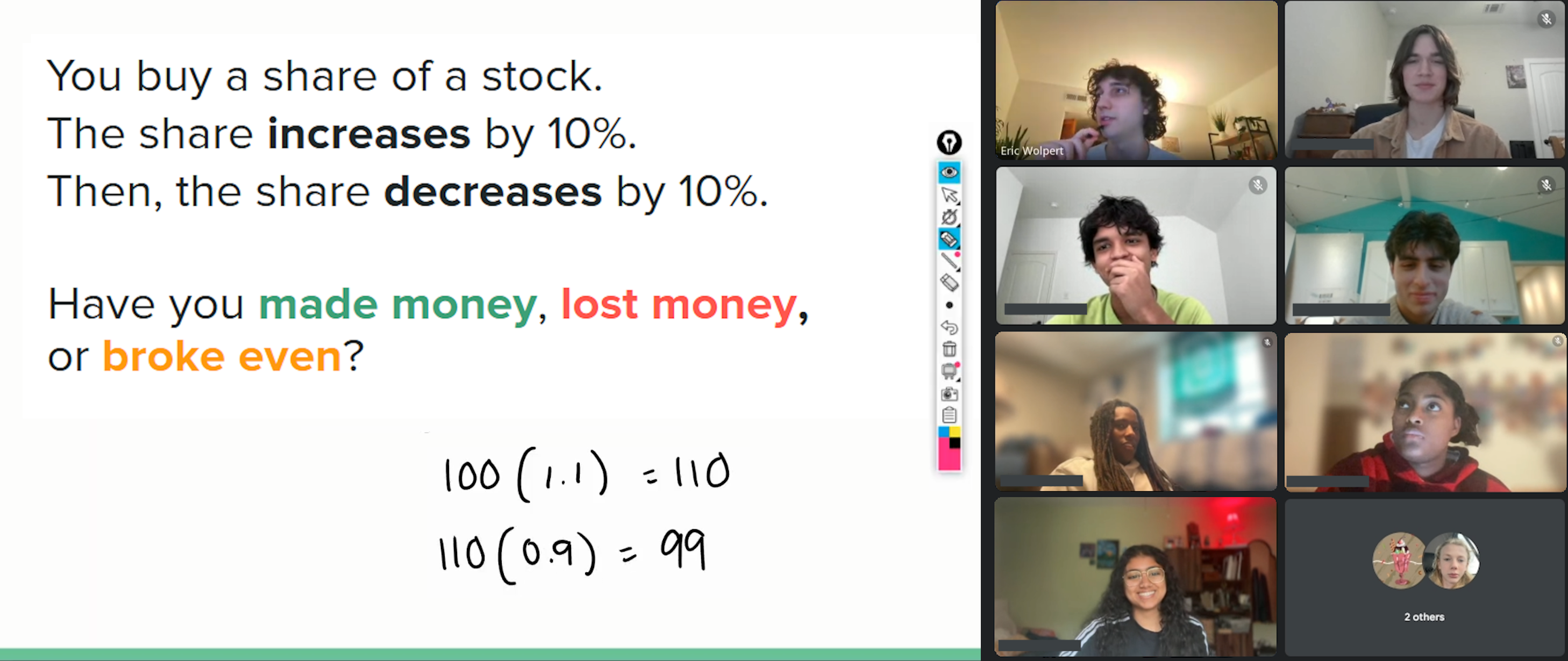 Discussion, not a Lecture